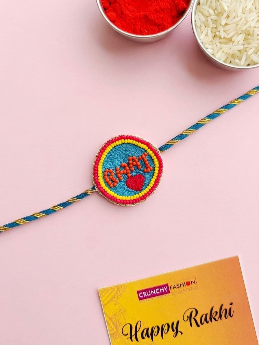 Blue Harmony 2026 - Unique Handmade Rakhi for Brothers