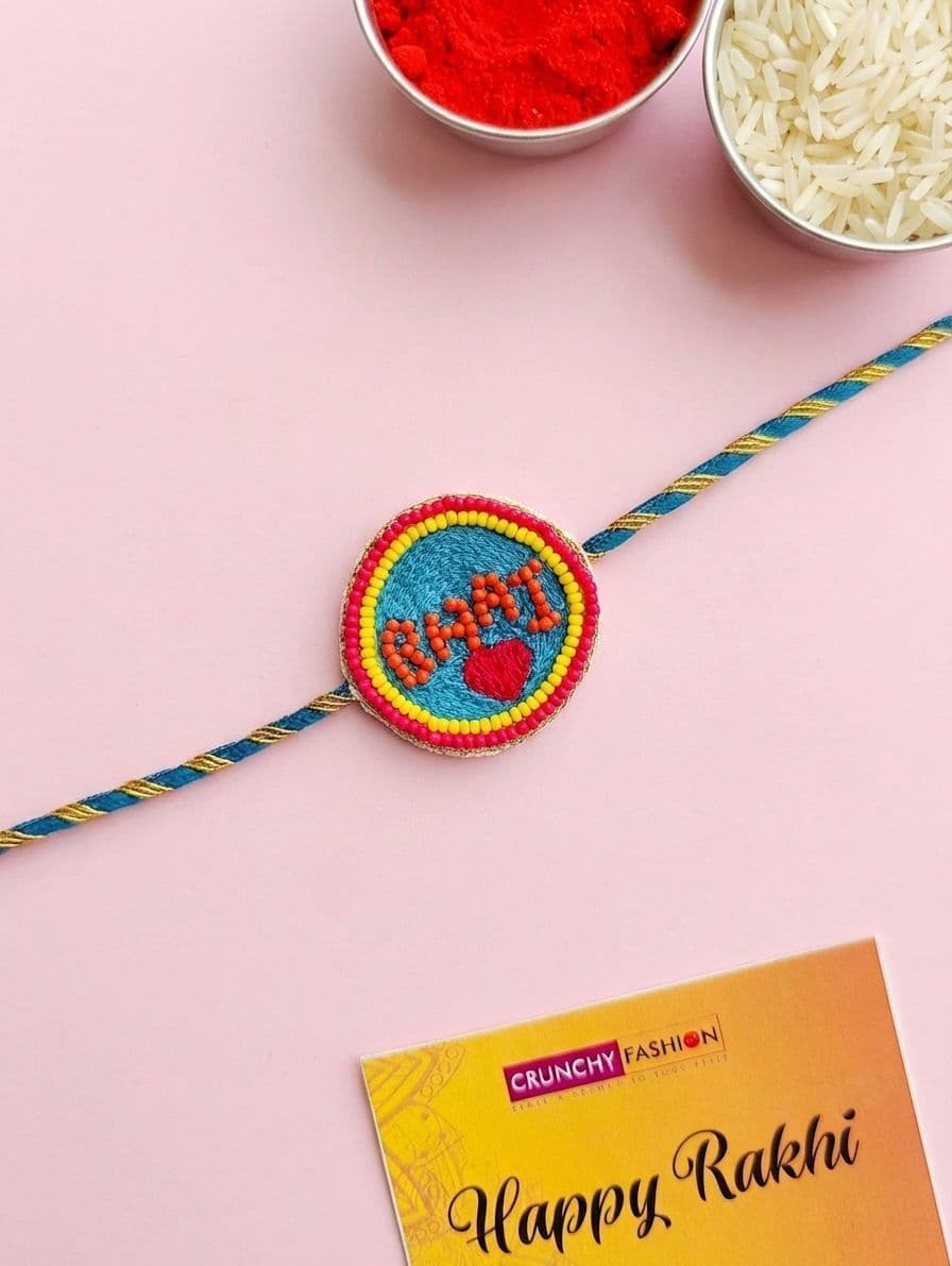Blue Harmony 2026 - Unique Handmade Rakhi for Brothers