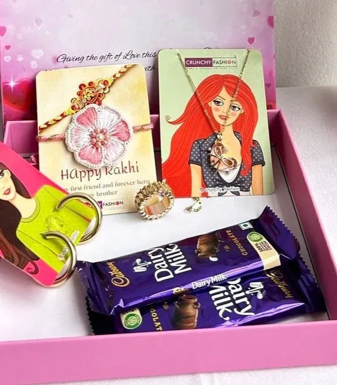 Glam Sister's Rakhi Jewelry: Gold-Plated & Stylish