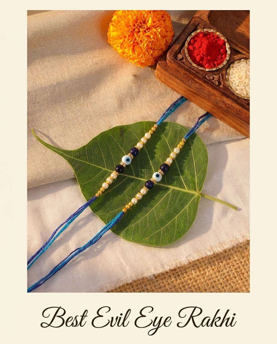Best Evil Eye Rakhi Designs for Brothers in 2026- Stylish Choices