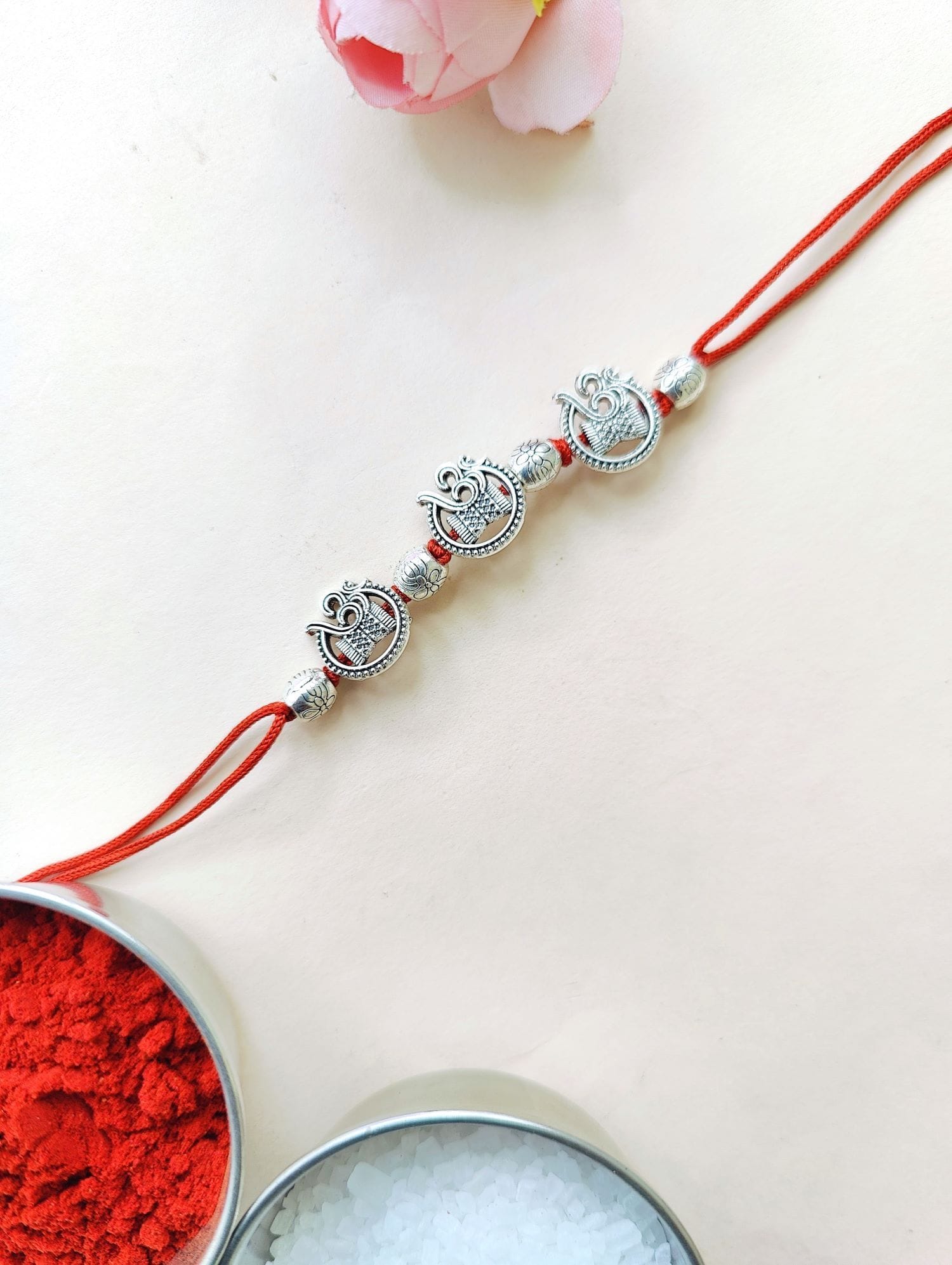 Handcrafted Oxidised Silver Rakhi | Stylish Festival Gift for Brothers