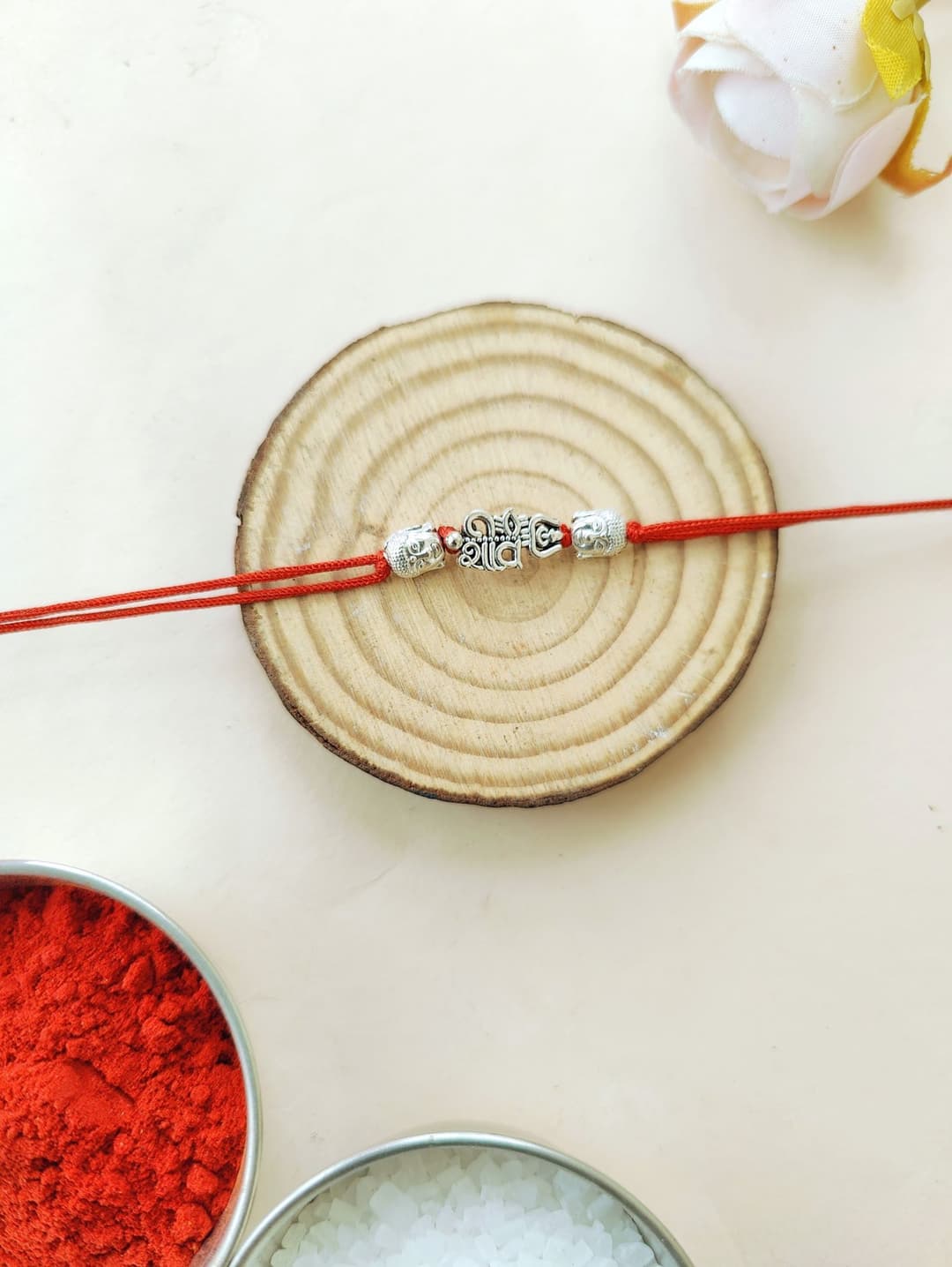 Handcrafted Silver Oxidised Rakhi: A Festive Band for Brother