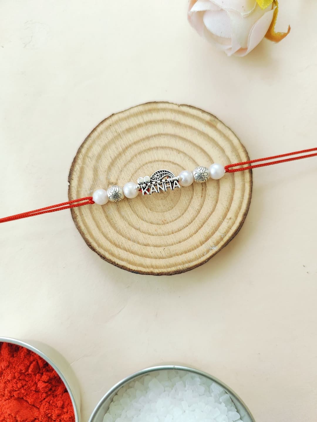 Handcrafted Silver Oxidised Rakhi: Designer Festival Gift for Brother