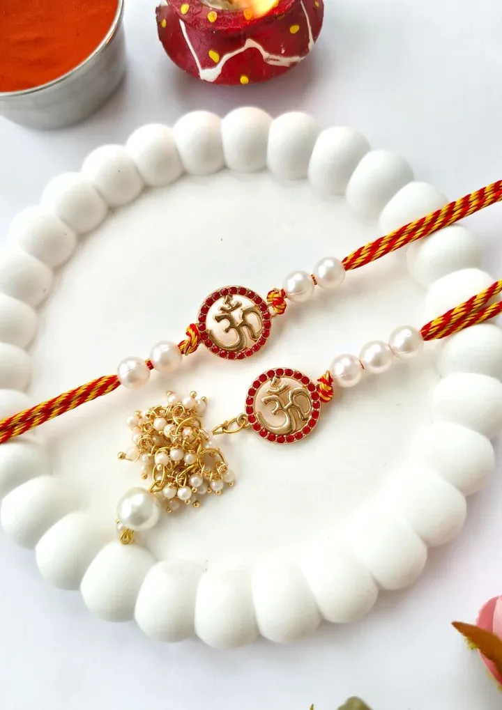 Uniquely Handcrafted Om & Lumba Rakhi for Brothers & Bhabhis 2026