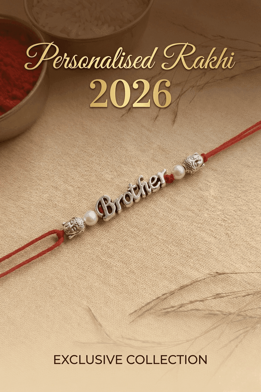 Personalised Rakhi 2026: Custom Name, Photo & Message Rakhis.