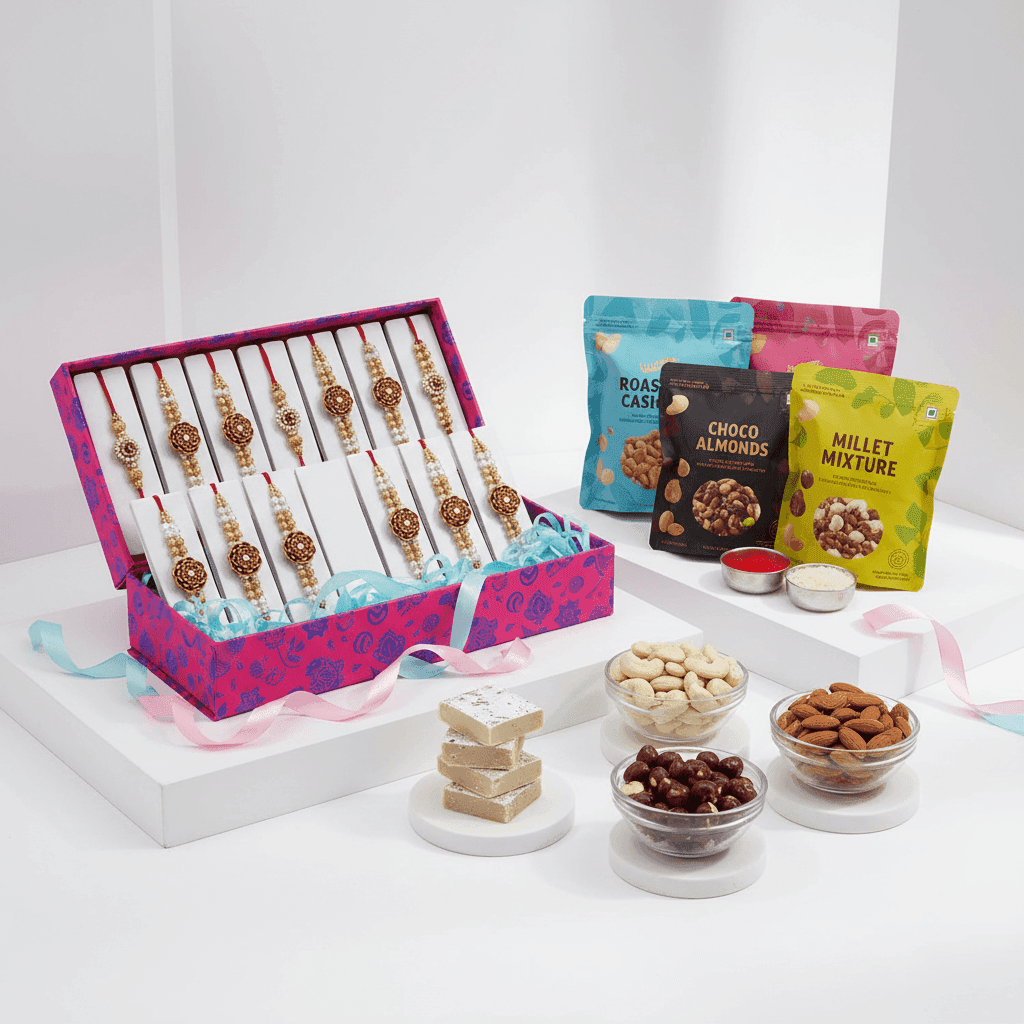 Premium Rakhi Dry Fruits Hamper 2026