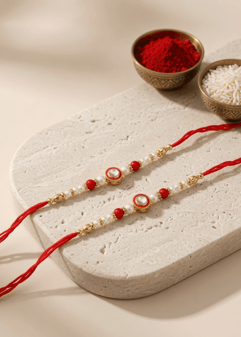 Vibrant Rakhi Set 2026: Alloy, Crystal, Fabric Combo for Brothers