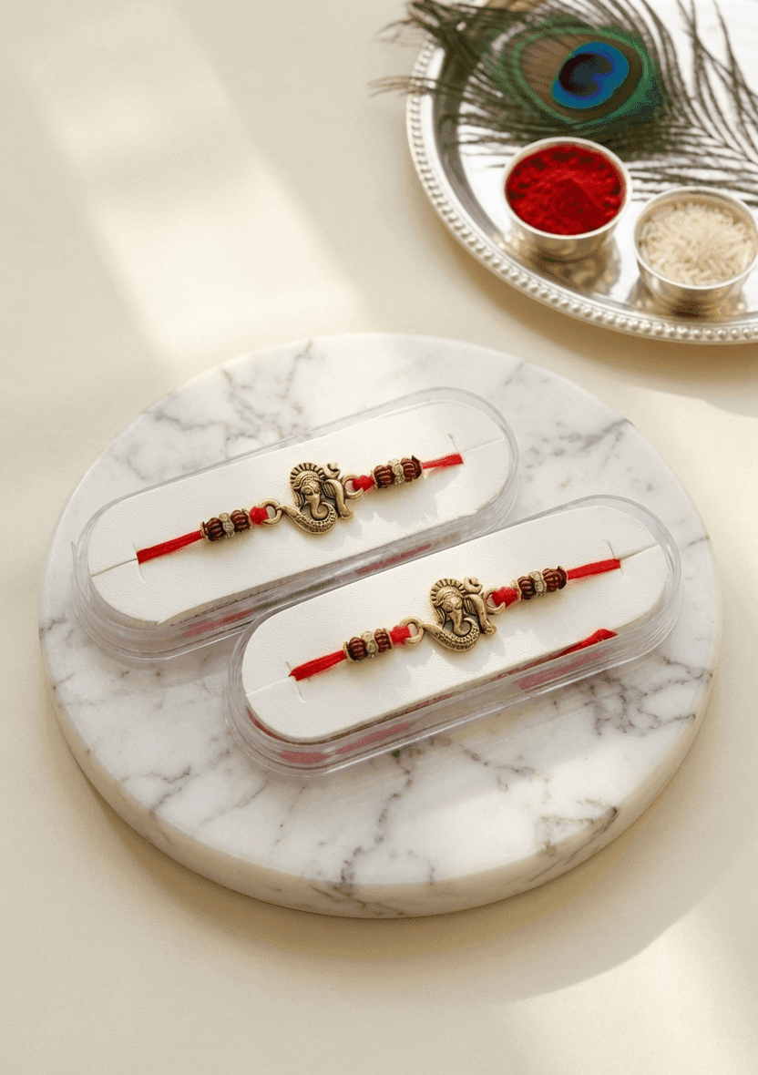 Rakhi 2026 Multi-Color Combo for Brother - Alloy, Crystal, Fabric