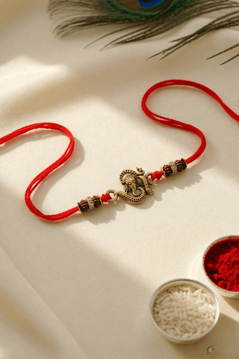 Rakhi 2026 Multi-Color Combo for Brother - Alloy, Crystal, Fabric