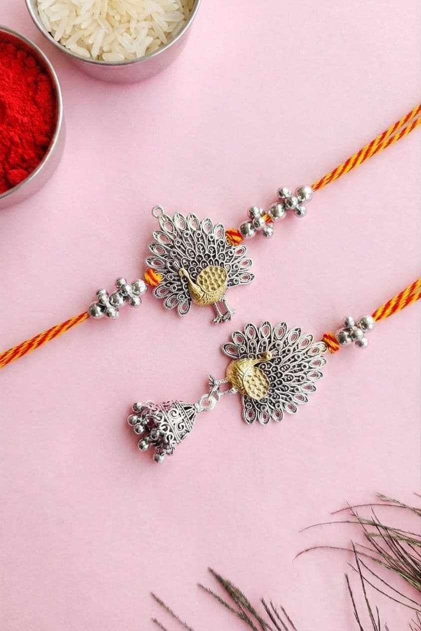 Rakhi Tandem - The Best Couple Rakhi Design Set of 2 for Brother