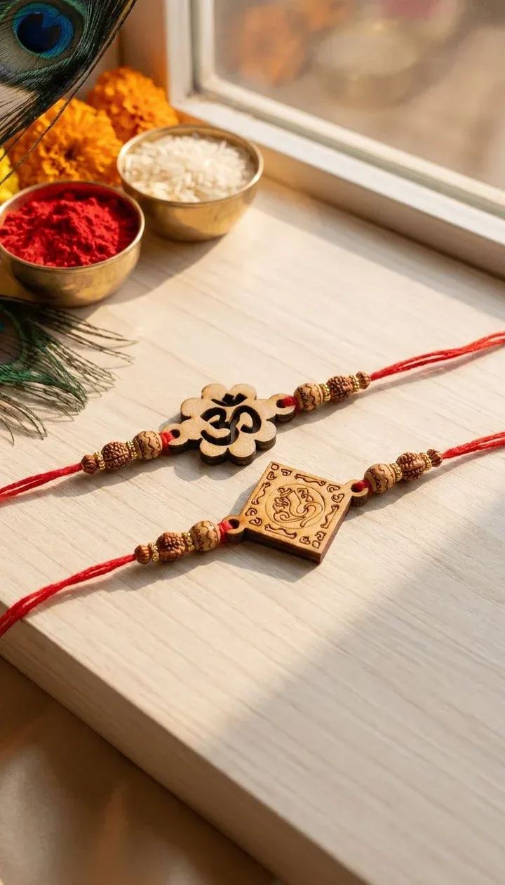 Multicolor Handcrafted Crystal Kundan Rakhi for Memorable Celebrations